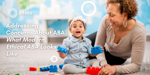 Child at modern, ethical ABA clinic