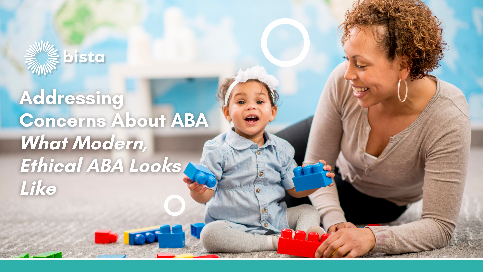 Child at modern, ethical ABA clinic
