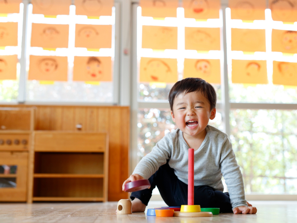 Child in modern, ethical ABA clinic
