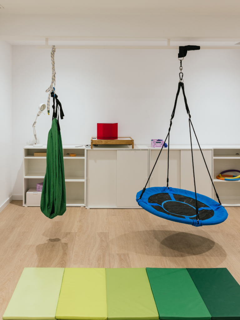 Occupational therapy tools at an ABA clinic